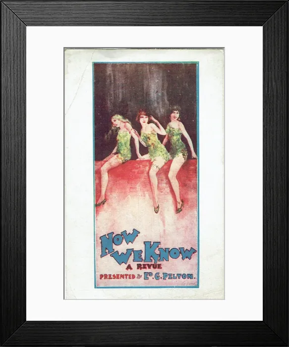 Framed Print : Now We Know revue by George Campbell Framed Print : Now We Know revue by George Campbell