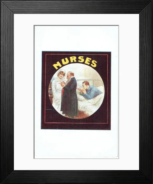 Framed Print : Nurses by Sydney Blow and Douglas Hoare Framed Print : Nurses by Sydney Blow and Douglas Hoare