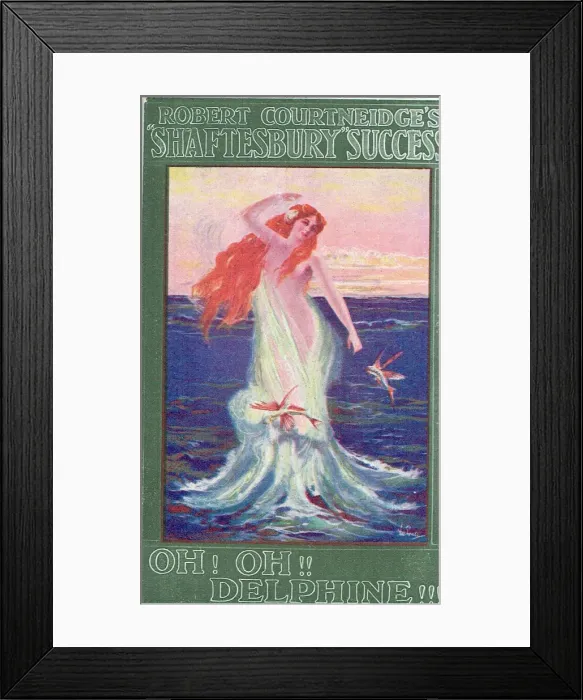 Framed Print : Oh! Oh! Delphine by C Ms McLellan Framed Print : Oh! Oh! Delphine by C Ms McLellan