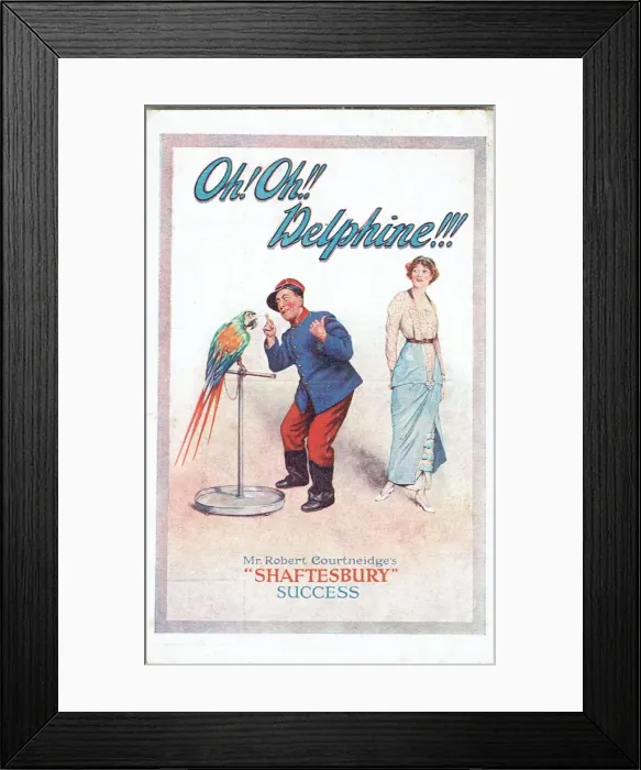 Framed Print : Oh! Oh! Delphine by C Ms McLellan Framed Print : Oh! Oh! Delphine by C Ms McLellan
