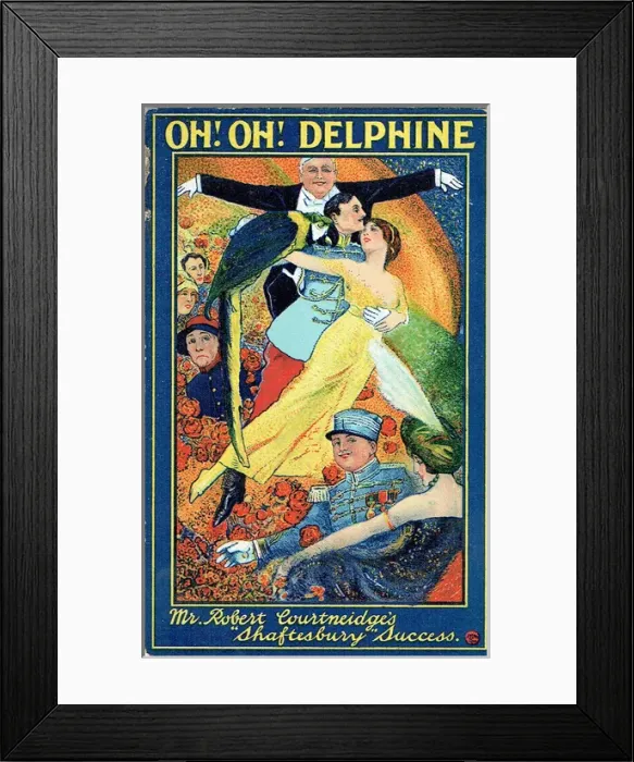 Framed Print : Oh! Oh! Delphine by C Ms McLellan Framed Print : Oh! Oh! Delphine by C Ms McLellan