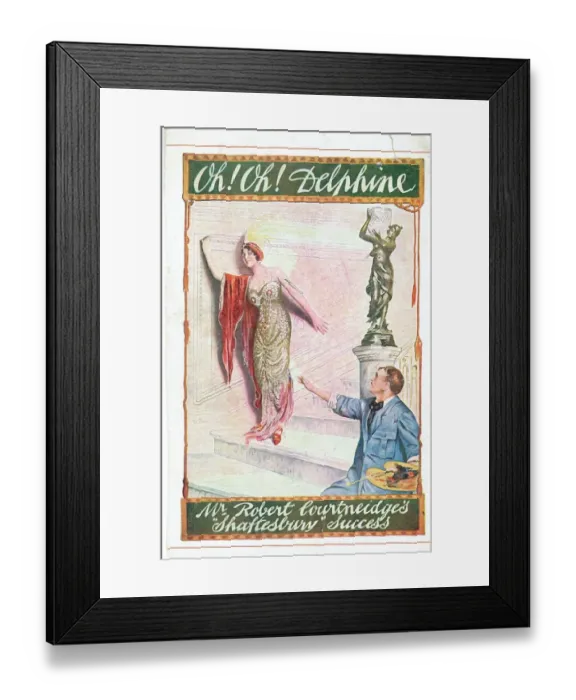 Framed Print : Oh! Oh! Delphine by C Ms McLellan Framed Print : Oh! Oh! Delphine by C Ms McLellan