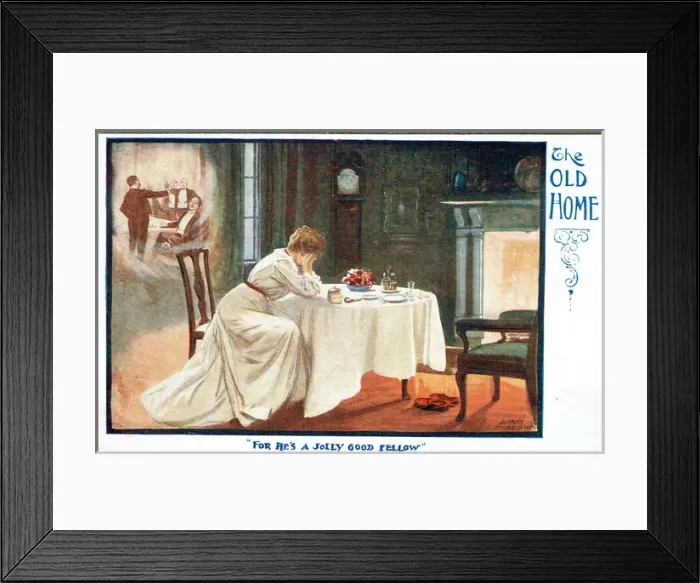 Framed Print : The Old Home by Roland Yorke Framed Print : The Old Home by Roland Yorke