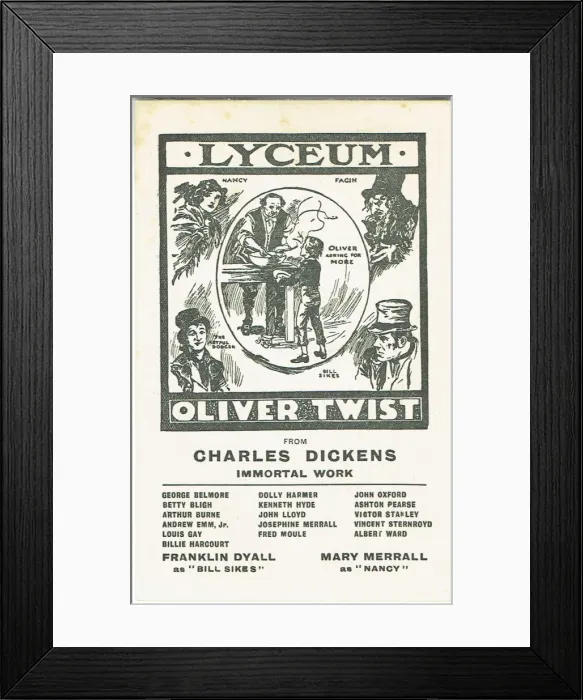 Framed Print : Oliver Twist Framed Print : Oliver Twist