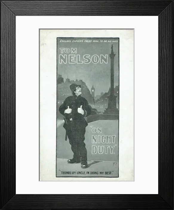 Framed Print : On Night Duty - Tom Nelson Framed Print : On Night Duty - Tom Nelson