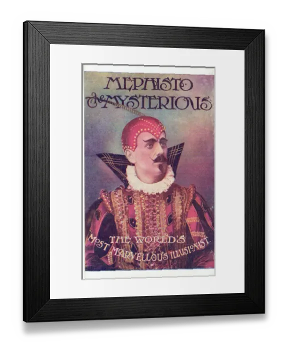 Framed Print : Mephisto The Mysterious Framed Print : Mephisto The Mysterious