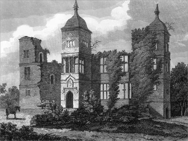 Ruins of Brambletye House, near East Grinstead, Sussex