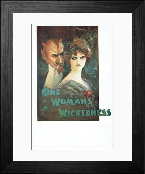 Framed Print : One Womans Wickedness by Charles H Phelps Framed Print : One Womans Wickedness by Charles H Phelps