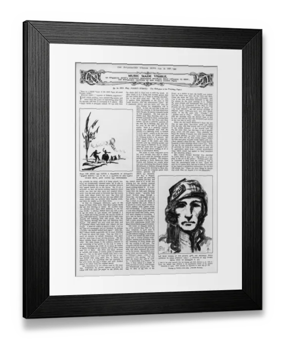 Framed Print : Music made Visible by the Hon. Mrs Forbes Sempill Framed Print : Music made Visible by the Hon. Mrs Forbes Sempill