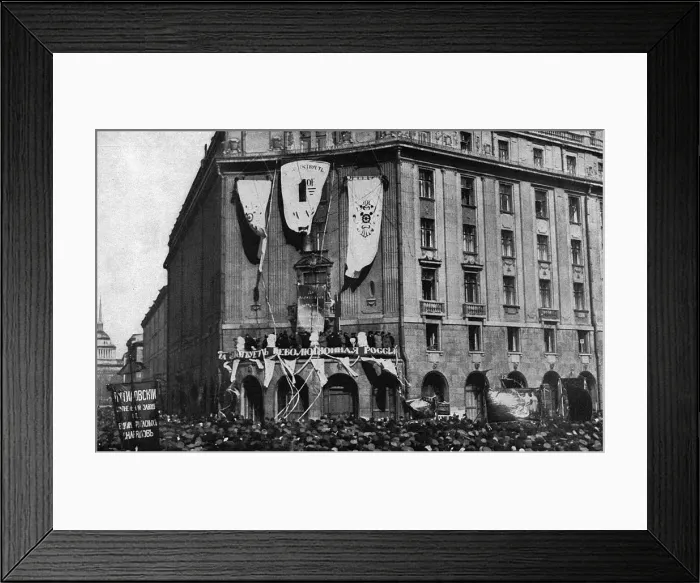 Framed Print : Hotel Astoria showing its loyalty, Petrograd, Russia Framed Print : Hotel Astoria showing its loyalty, Petrograd, Russia
