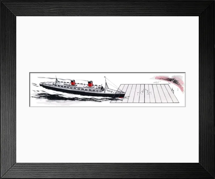 Framed Print : Illustration in The Worlds Wonder Ships Framed Print : Illustration in The Worlds Wonder Ships