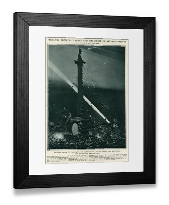 Framed Print : Peace night 1919 Framed Print : Peace night 1919