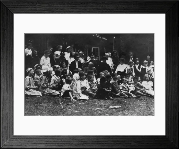 Framed Print : Group of orphaned children during Revolution, Russia Framed Print : Group of orphaned children during Revolution, Russia