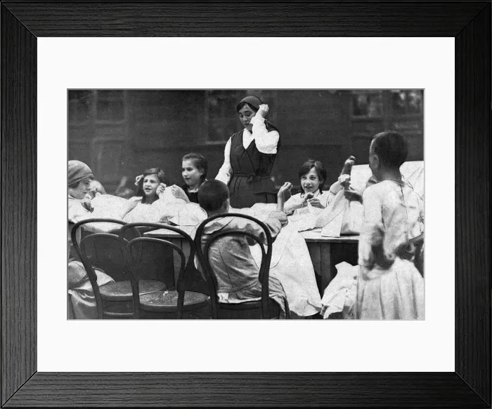 Framed Print : Group of orphaned children during Revolution, Russia Framed Print : Group of orphaned children during Revolution, Russia