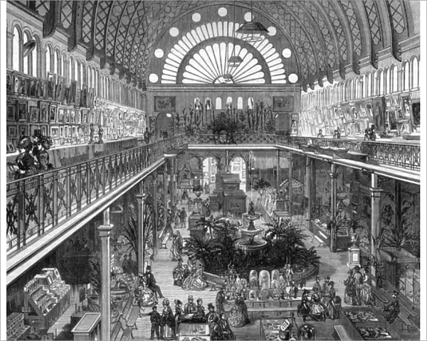 Interior of the Sydney Exhibition Building, 1872