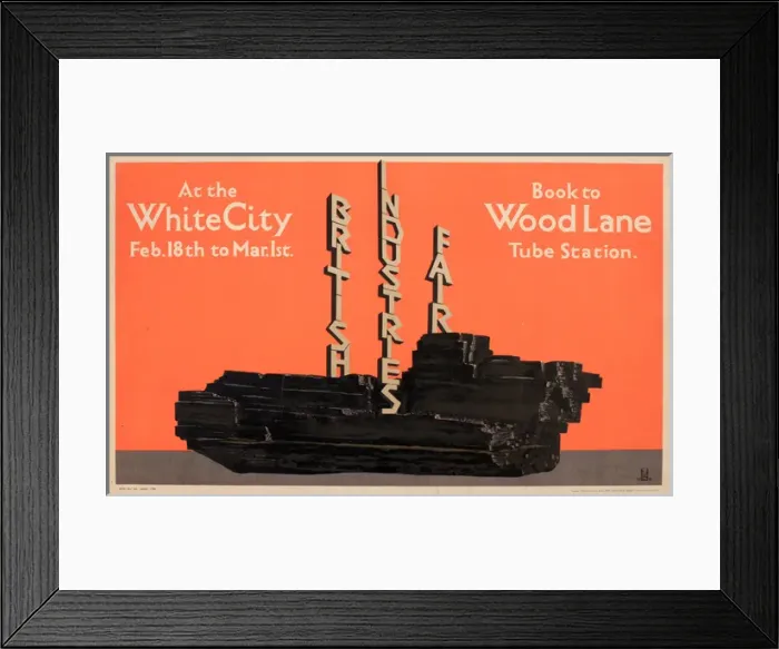 Framed Print : Poster, British Industries Fair, White City, London Framed Print : Poster, British Industries Fair, White City, London