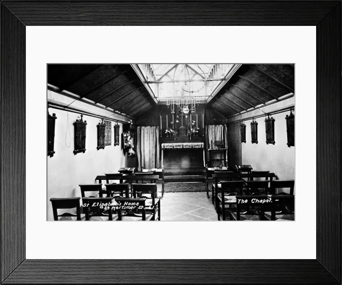Framed Print : Chapel, St Elizabeths Home, Mortimer Street, London Framed Print : Chapel, St Elizabeths Home, Mortimer Street, London