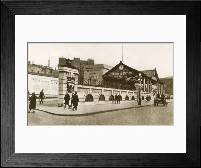 Framed Print : Baker Street Station, Marylebone Road, London Framed Print : Baker Street Station, Marylebone Road, London