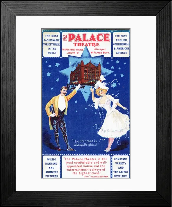 Framed Print : Palace Theatre, London Framed Print : Palace Theatre, London