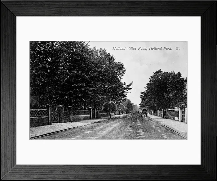 Framed Print : Holland Villas Road, Holland Park, West London Framed Print : Holland Villas Road, Holland Park, West London