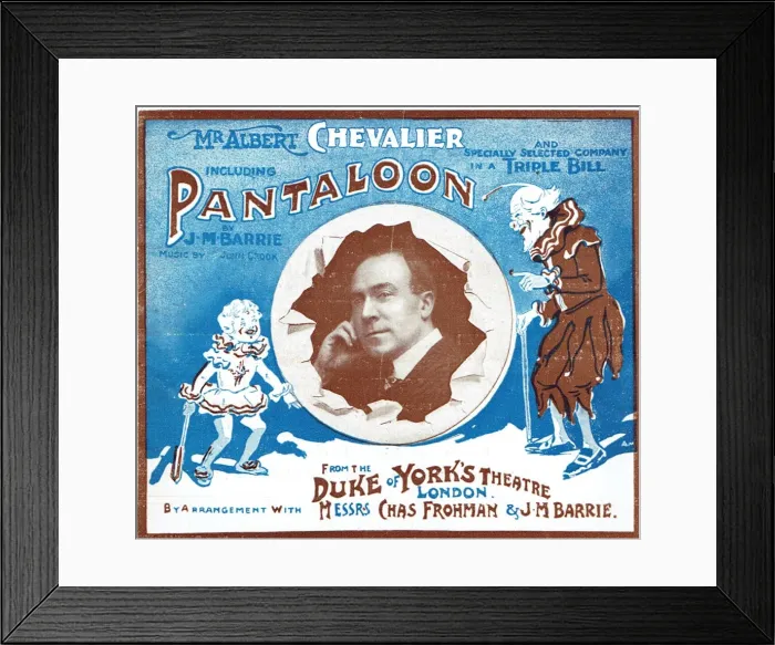 Framed Print : Pantaloon by J M Barrie Framed Print : Pantaloon by J M Barrie