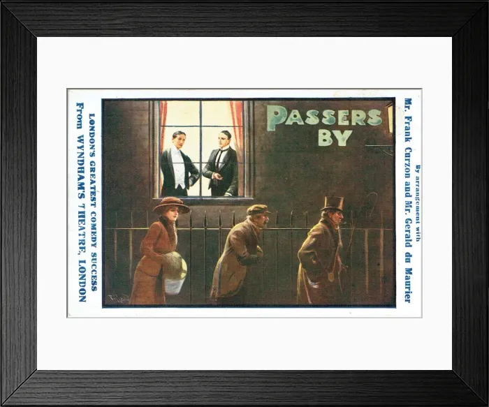 Framed Print : Passers By by C Haddon Chambers Framed Print : Passers By by C Haddon Chambers