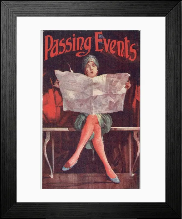 Framed Print : Passing Events revue by R H Douglas Framed Print : Passing Events revue by R H Douglas