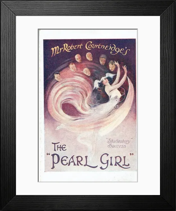 Framed Print : The Pearl Girl by Basil Hood Framed Print : The Pearl Girl by Basil Hood