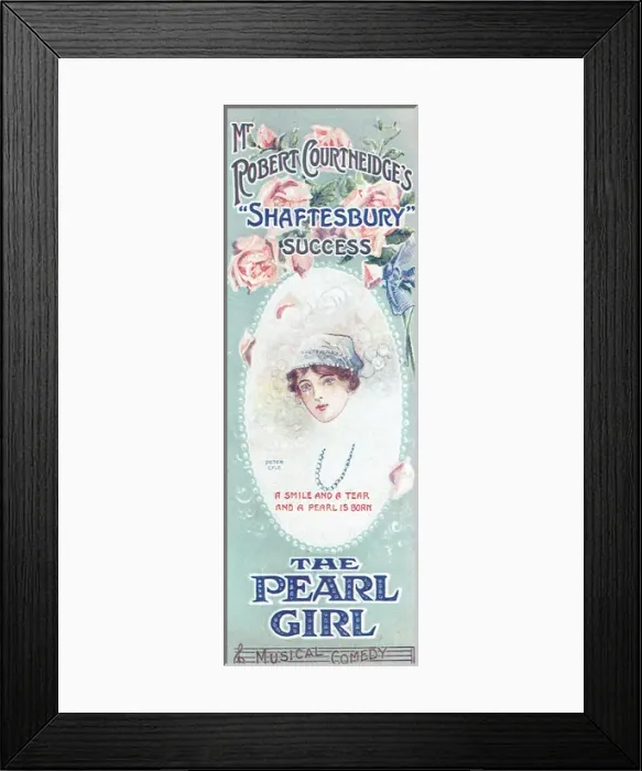 Framed Print : The Pearl Girl by Basil Hood Framed Print : The Pearl Girl by Basil Hood