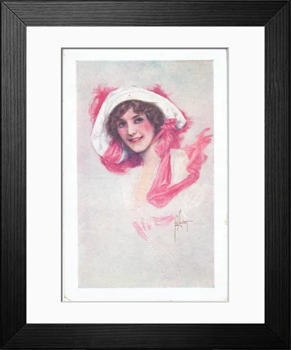 Framed Print : The Pearl Girl by Basil Hood Framed Print : The Pearl Girl by Basil Hood