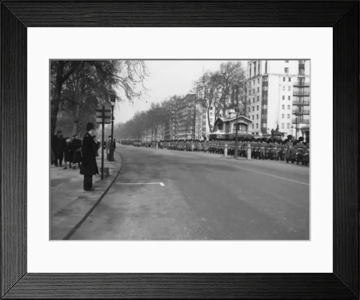 Framed Print : Funeral of Turkish ambassador H R Baydur, London Framed Print : Funeral of Turkish ambassador H R Baydur, London