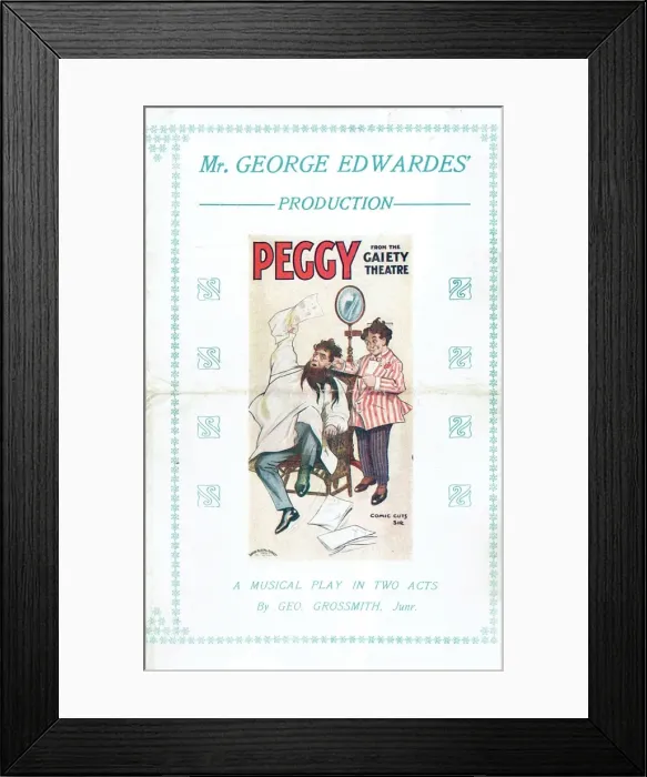 Framed Print : Peggy by George Grossmith Framed Print : Peggy by George Grossmith