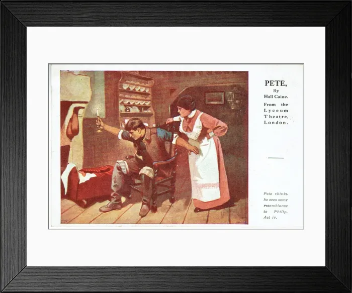 Framed Print : Pete by Hall Caine Framed Print : Pete by Hall Caine