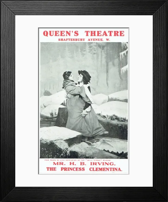 Framed Print : Princess Clementina by George Playdell and A E W Mason Framed Print : Princess Clementina by George Playdell and A E W Mason