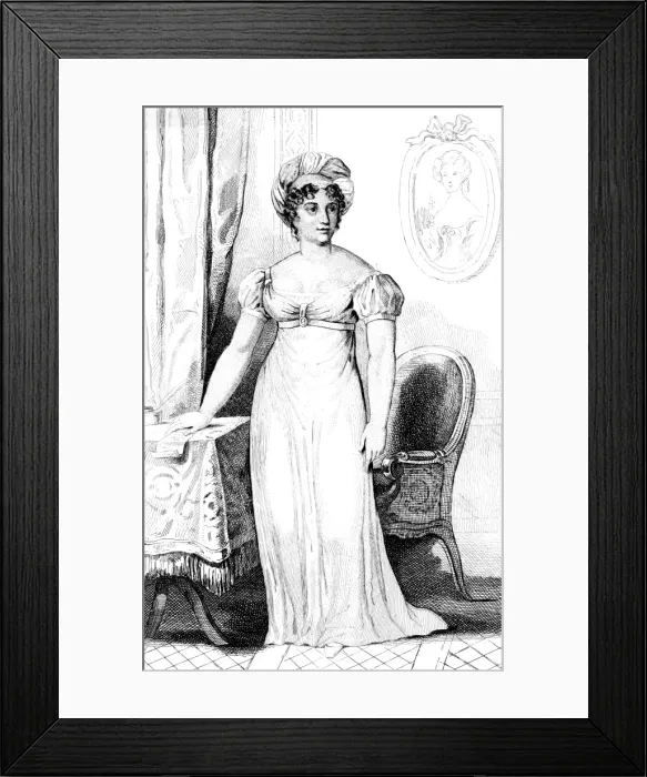 Framed Print : Mme de Stael Framed Print : Mme de Stael