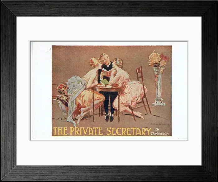 Framed Print : The Private Secretary by Charles Hawtrey Framed Print : The Private Secretary by Charles Hawtrey