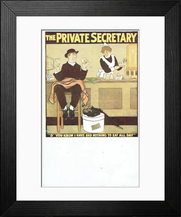 Framed Print : The Private Secretary by Charles Hawtrey Framed Print : The Private Secretary by Charles Hawtrey