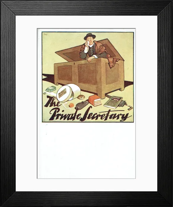 Framed Print : The Private Secretary by Charles Hawtrey Framed Print : The Private Secretary by Charles Hawtrey
