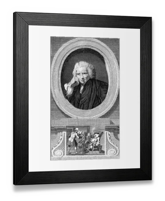 Framed Print : Sterne. Laurence Sterne (1713-1768). English novelist and clergyman Framed Print : Sterne. Laurence Sterne (1713-1768). English novelist and clergyman