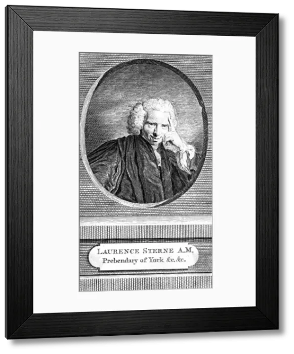 Framed Print : Sterne. Laurence Sterne (1713-1768). English novelist and clergyman Framed Print : Sterne. Laurence Sterne (1713-1768). English novelist and clergyman