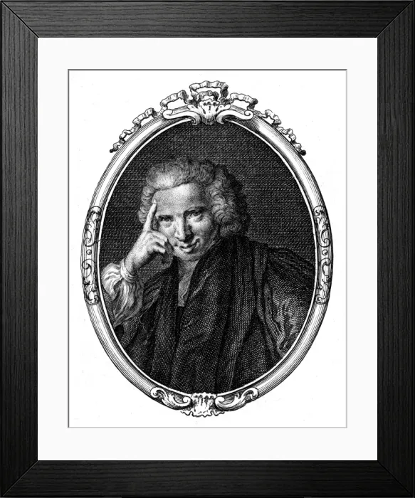 Framed Print : Sterne. Laurence Sterne (1713-1768). English novelist and clergyman Framed Print : Sterne. Laurence Sterne (1713-1768). English novelist and clergyman