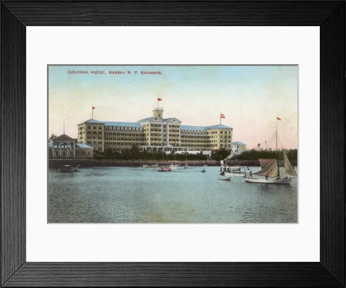 Framed Print : Colonial Hotel, Nassau, Bahamas, West Indies Framed Print : Colonial Hotel, Nassau, Bahamas, West Indies