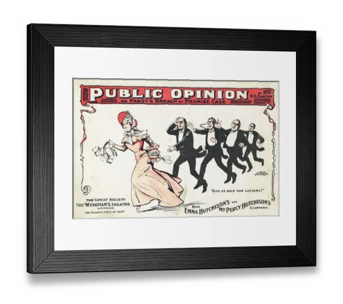 Framed Print : Public Opinion by R C Carton Framed Print : Public Opinion by R C Carton