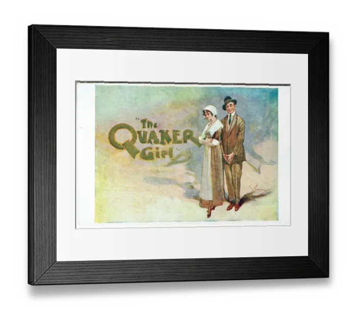 Framed Print : The Quaker Girl by James T Tanner Framed Print : The Quaker Girl by James T Tanner