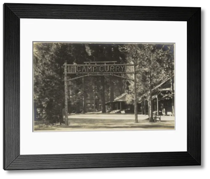 Framed Print : Camp Curry entrance, Yosemite National Park, USA Framed Print : Camp Curry entrance, Yosemite National Park, USA
