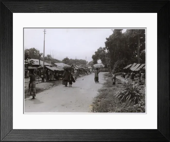 Framed Print : Street market, Bahamas, West Indies Framed Print : Street market, Bahamas, West Indies