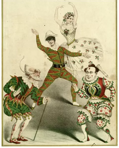 Pantomime Characters, Commedia dell Arte