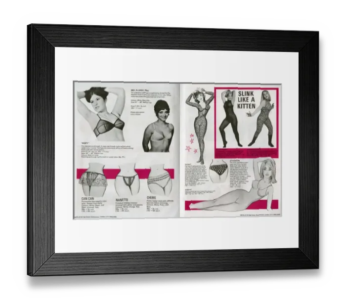 Framed Print : Estelle Lingerie Glamour Wear Framed Print : Estelle Lingerie Glamour Wear