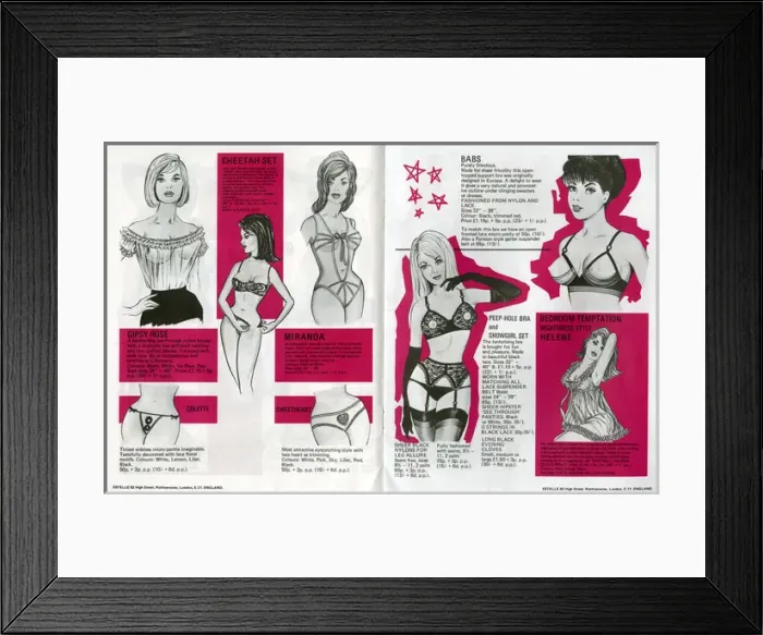 Framed Print : Estelle Lingerie Glamour Wear Framed Print : Estelle Lingerie Glamour Wear