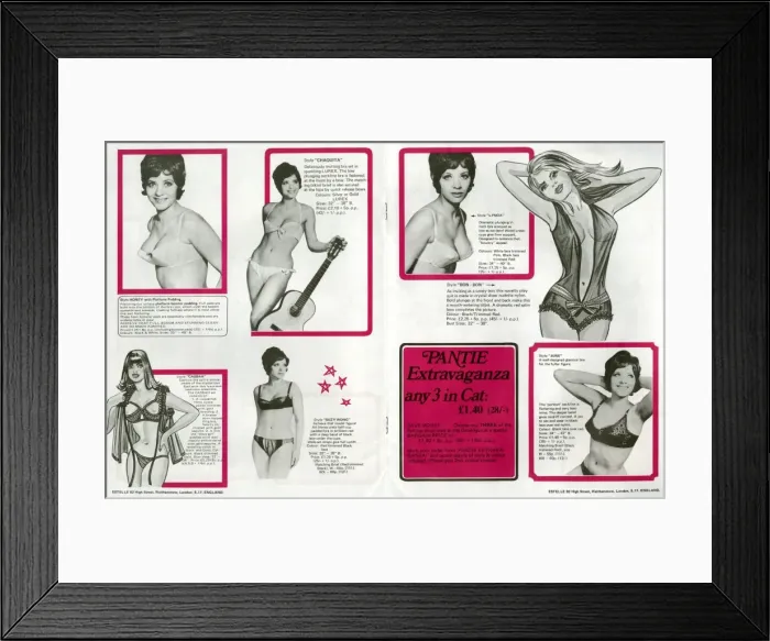 Framed Print : Estelle Lingerie Glamour Wear Framed Print : Estelle Lingerie Glamour Wear